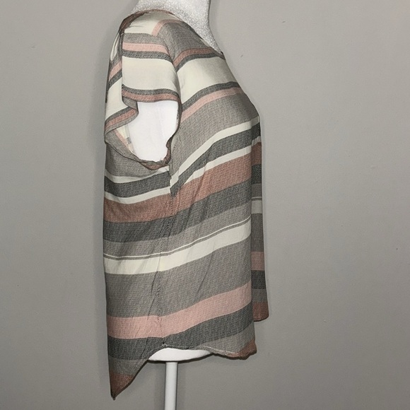 NWT Rose & Thyme Striped Top Size Large - Picture 2 of 5